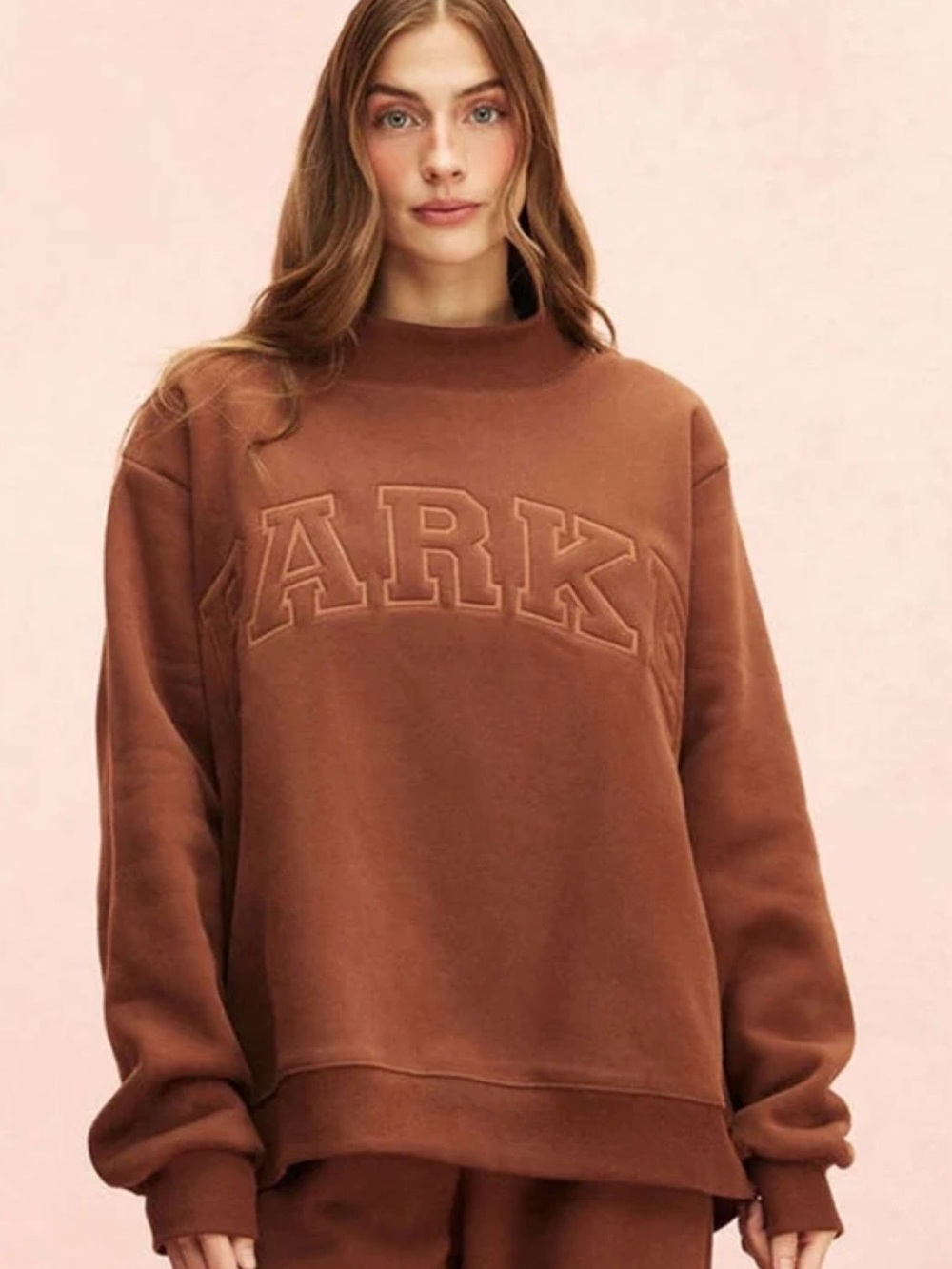 PARKE monochrome Mocha Mockneck. SOLD OUT! L/XL
